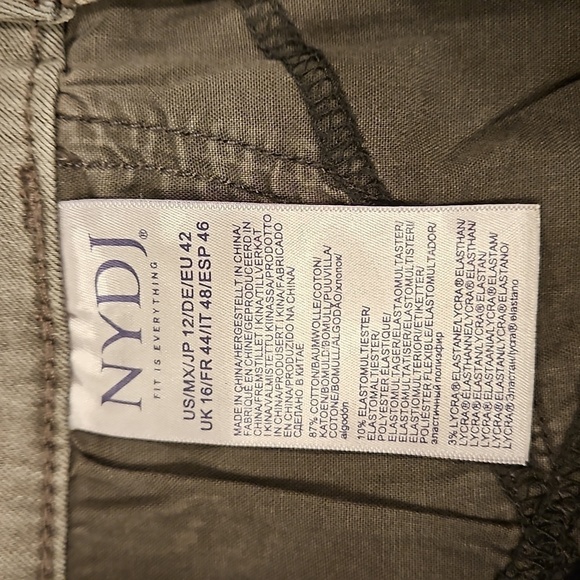 💕NYDJ💕 Ava High Waist Flare Jeans ~ Smokey Mountain Gray 12 NWT - Picture 13 of 16